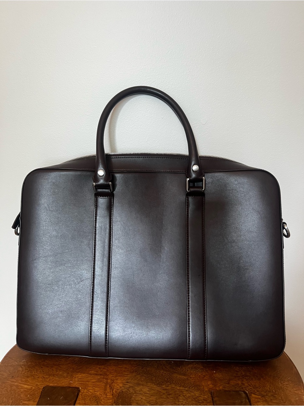 Linjer The Soft Briefcase Italian Leather Bag - Unisex Professional Luxury